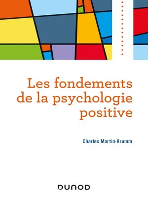 cover image of Les fondements de la psychologie positive